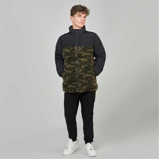 Детско Яке Siksilk Silk Puffer Jacket Juniors  