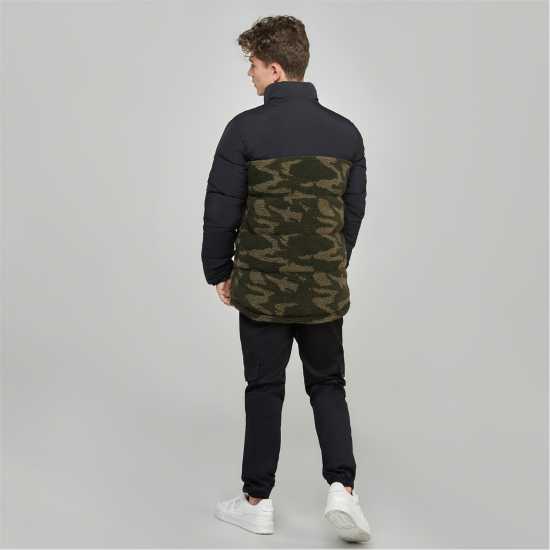 Детско Яке Siksilk Silk Puffer Jacket Juniors  