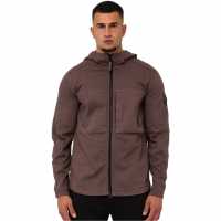 Marshall Artist Мъжка Риза Battered Overshirt Mens Лилаво Мъжки грейки