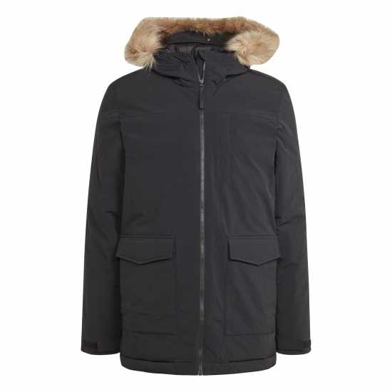 Adidas Мъжка Парка Hooded Fur Parka Mens Adidas Мъжка Парка Hooded Fur Parka Mens