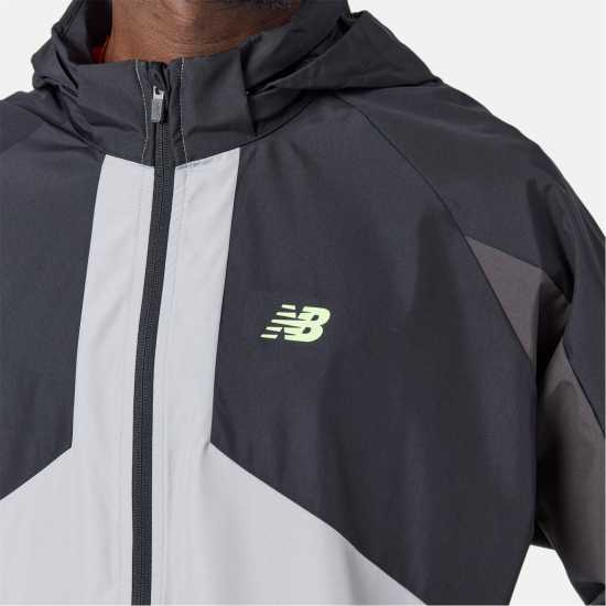 New Balance Men's Active Utility Woven Lightweight Performance Training Jacket Черно 