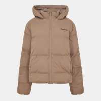 Everlast Hooded Puffer Jacket Бледо кафяво 