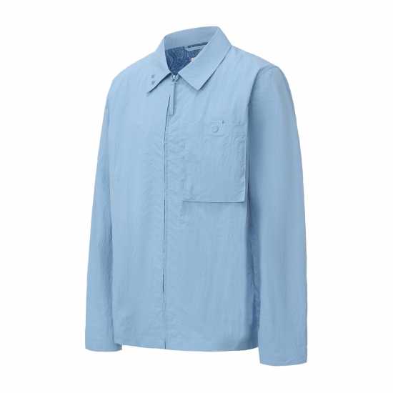 Pretty Green Heaton Ovrshrt Mens Mid Blue 