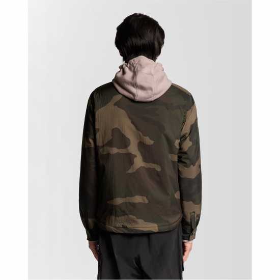 Lyle And Scott Lyle Camo Overshirt Sn54  