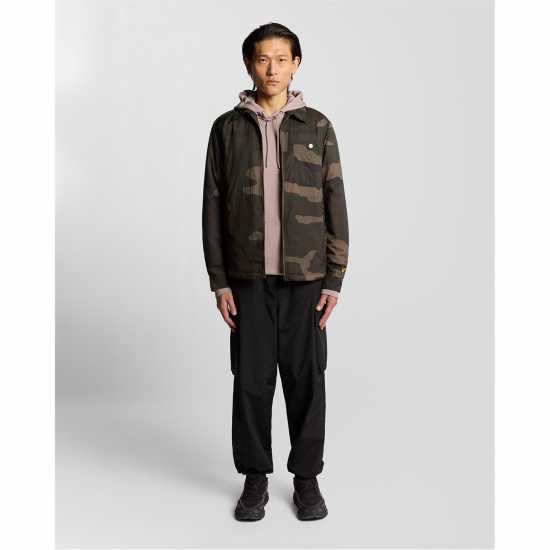 Lyle And Scott Lyle Camo Overshirt Sn54  