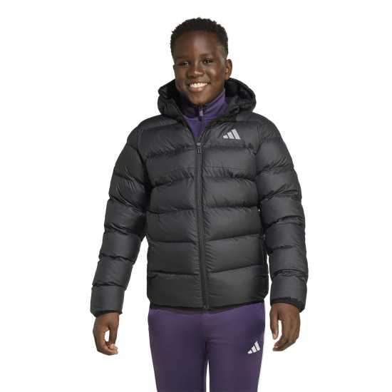 Adidas Unisex Kids Synthetic Down Water-Repellent Climawarm Puffer Jacket Adidas Unisex Kids Synthetic Down Water-Repellent Climawarm Puffer Jacket