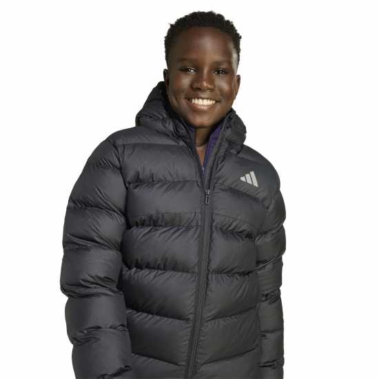 Adidas Unisex Kids Synthetic Down Water-Repellent Climawarm Puffer Jacket Adidas Unisex Kids Synthetic Down Water-Repellent Climawarm Puffer Jacket