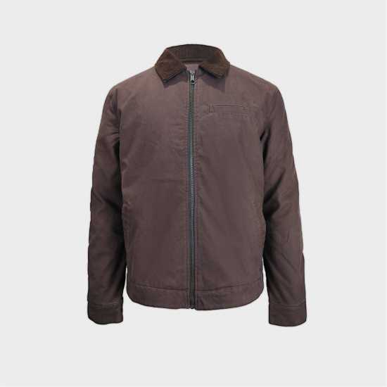 Jack Wills Stone Canvas Jkt Sn54 Black Coffee 