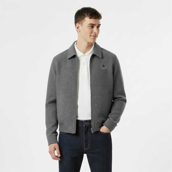 Пилотско Яке Jack Wills Men's York Wool Long Sleeve Bomber Jacket  