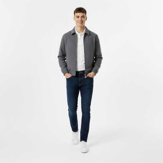 Пилотско Яке Jack Wills Men's York Wool Long Sleeve Bomber Jacket  