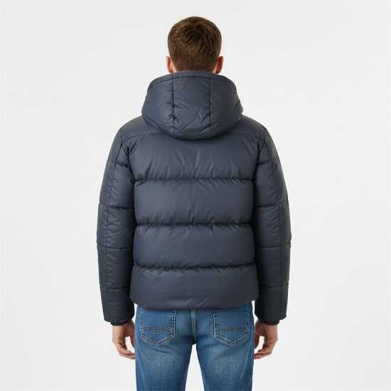 Jack Wills Men's Appledore Water And Wind Resistant Hooded Short Puffer Jacket  