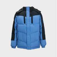 Jack Wills Jw Coast Short Puffer Jacket Син/Черен 