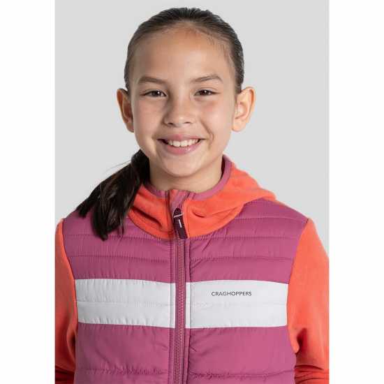 Craghoppers Хибридно Яке Unisex Kids' Arklow Hybrid Jacket Deep Coral Craghoppers Хибридно Яке Unisex Kids' Arklow Hybrid Jacket Deep Coral