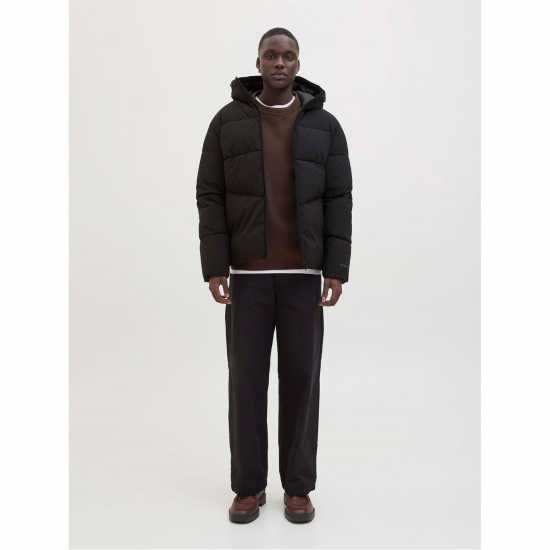 Мъжки якета и палта Мъжко Яке Jack And Jones Global Puffer Jacket Mens Black Мъжко Яке Jack And Jones Global Puffer Jacket Mens Black