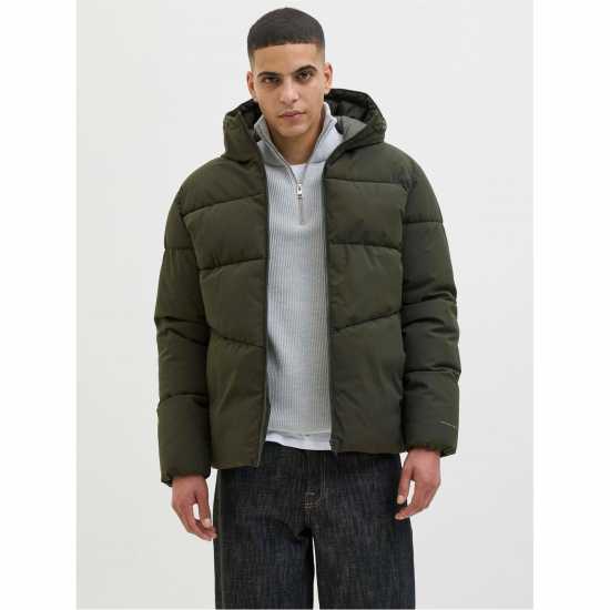 Мъжки якета и палта Мъжко Яке Jack And Jones Global Puffer Jacket Mens Rosin Мъжко Яке Jack And Jones Global Puffer Jacket Mens Rosin