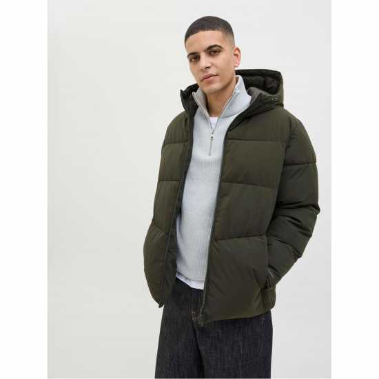 Мъжки якета и палта Мъжко Яке Jack And Jones Global Puffer Jacket Mens Rosin Мъжко Яке Jack And Jones Global Puffer Jacket Mens Rosin