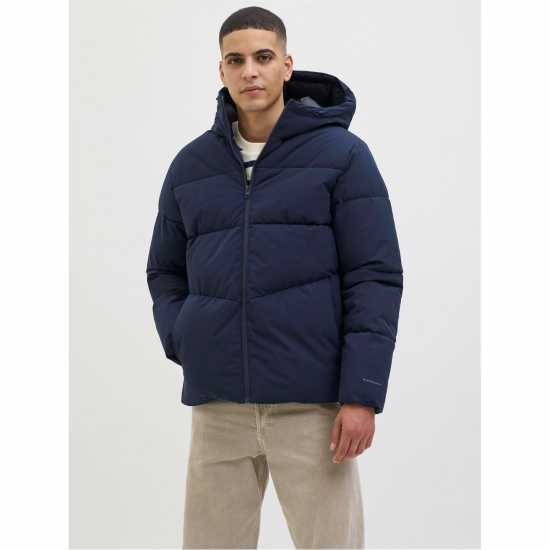 Мъжко Яке Jack And Jones Global Puffer Jacket Mens Sky Captain 