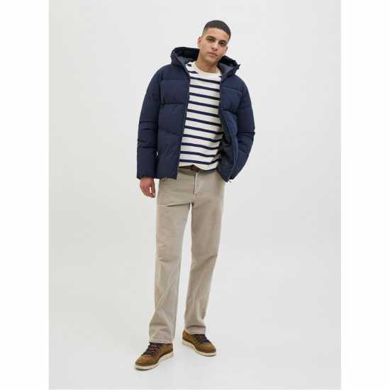 Мъжко Яке Jack And Jones Global Puffer Jacket Mens Sky Captain 