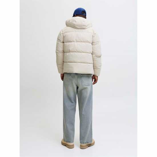 Мъжко Яке Jack And Jones Global Puffer Jacket Mens Moonbeam 