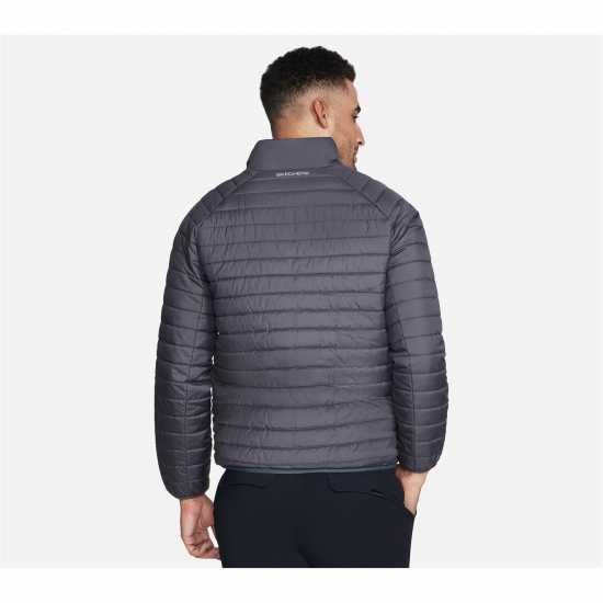 Skechers Шел Яке Goshield Altitude Reversible Softshell Jacket Черно/Тъмно сиво 