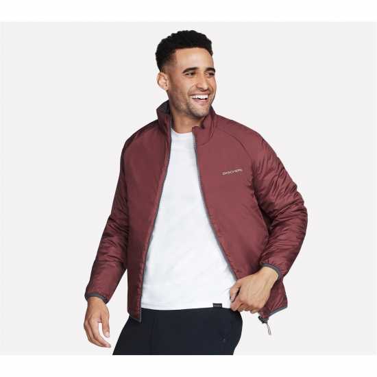 Skechers Шел Яке Goshield Altitude Reversible Softshell Jacket Черно/Тъмно сиво 