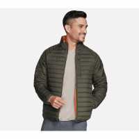 Skechers Шел Яке Goshield Altitude Reversible Softshell Jacket Кафяво/Маслина 