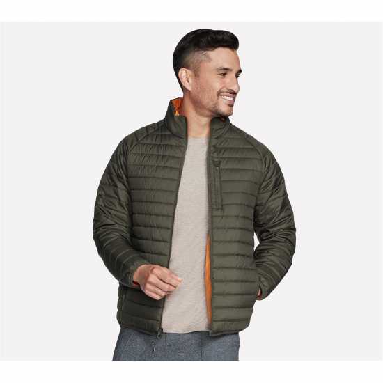 Skechers Шел Яке Goshield Altitude Reversible Softshell Jacket Кафяво/Маслина Skechers Шел Яке Goshield Altitude Reversible Softshell Jacket Кафяво/Маслина