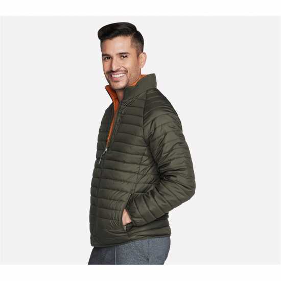 Skechers Шел Яке Goshield Altitude Reversible Softshell Jacket Кафяво/Маслина Skechers Шел Яке Goshield Altitude Reversible Softshell Jacket Кафяво/Маслина