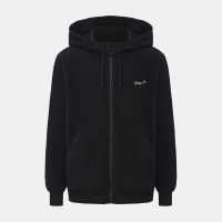 Gelert Шерпа Яке Sherpa Jacket Hoodie Mens Black 