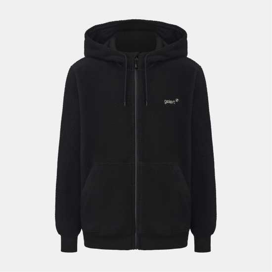 Gelert Шерпа Яке Sherpa Jacket Hoodie Mens Black 