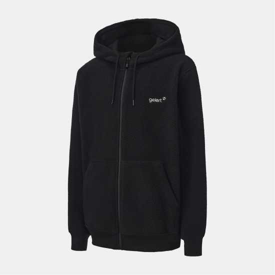 Gelert Шерпа Яке Sherpa Jacket Hoodie Mens Black 