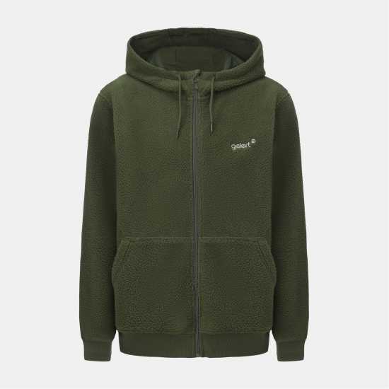 Gelert Шерпа Яке Sherpa Jacket Hoodie Mens Khaki 
