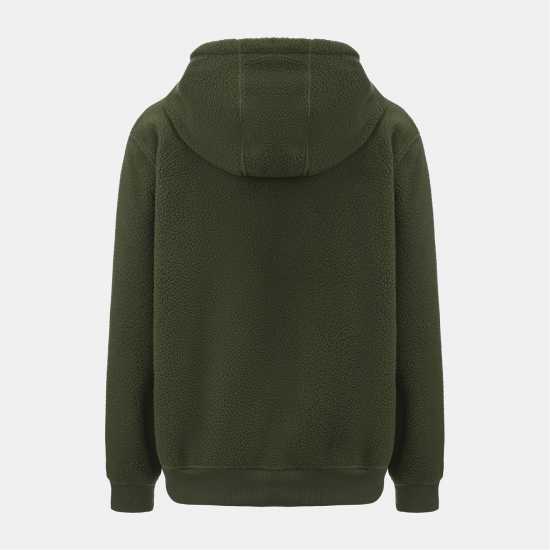 Gelert Шерпа Яке Sherpa Jacket Hoodie Mens Khaki 