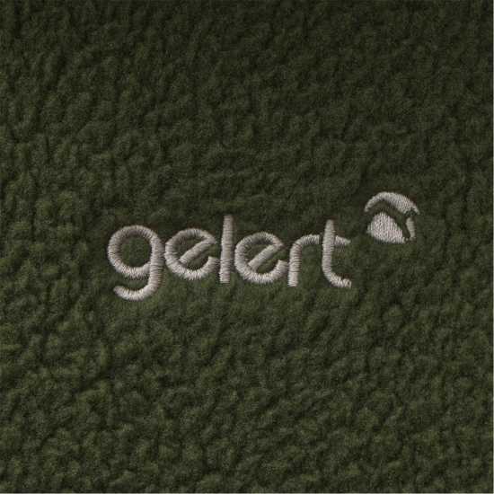 Gelert Шерпа Яке Sherpa Jacket Hoodie Mens Khaki 