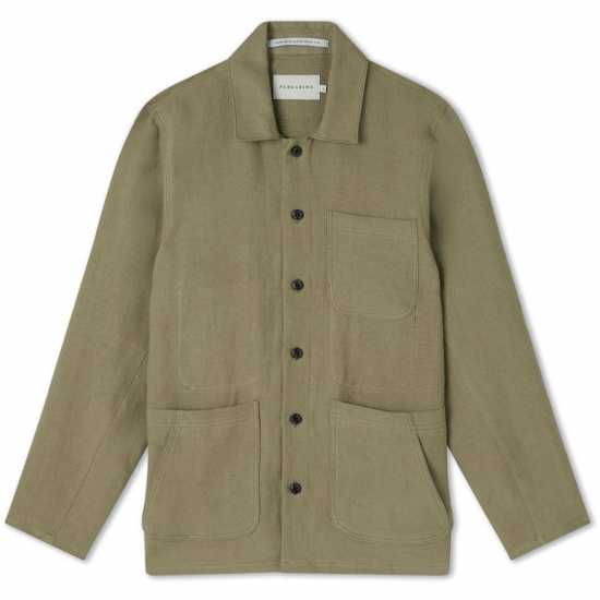 Windsor Linen Shacket Sage Windsor Linen Shacket Sage