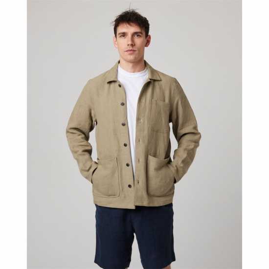 Windsor Linen Shacket Sage Windsor Linen Shacket Sage