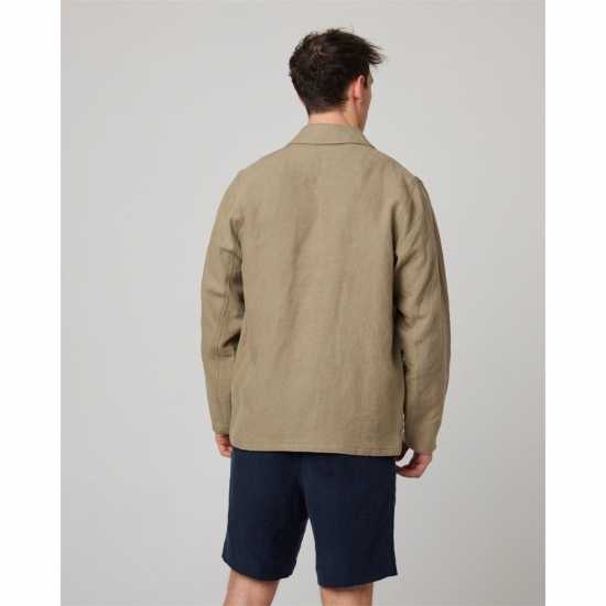 Windsor Linen Shacket Sage Windsor Linen Shacket Sage