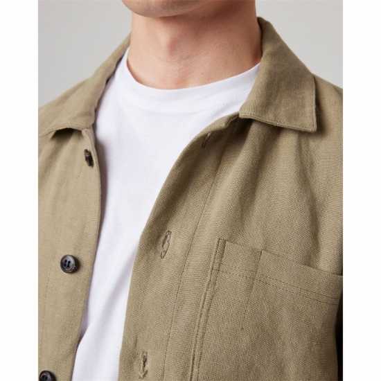 Windsor Linen Shacket Sage Windsor Linen Shacket Sage