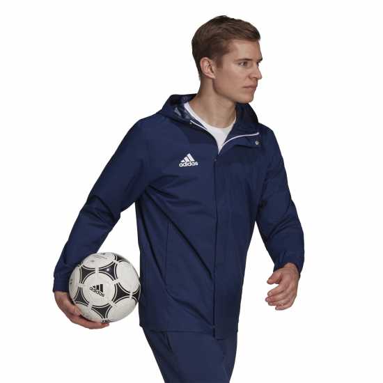 Adidas Мъжко Яке За Дъжд Ent22 Rain Jacket Mens Морска синьо Мъжки якета и палта