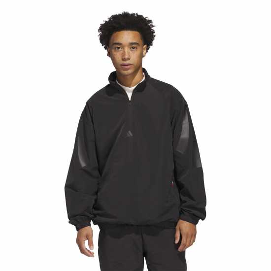Adidas Мъжко Яке С Цип Basketball Woven Half Zip Jacket Mens  