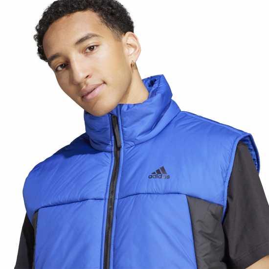 Adidas 3-Stripes Puffy Vest Mens Adidas 3-Stripes Puffy Vest Mens