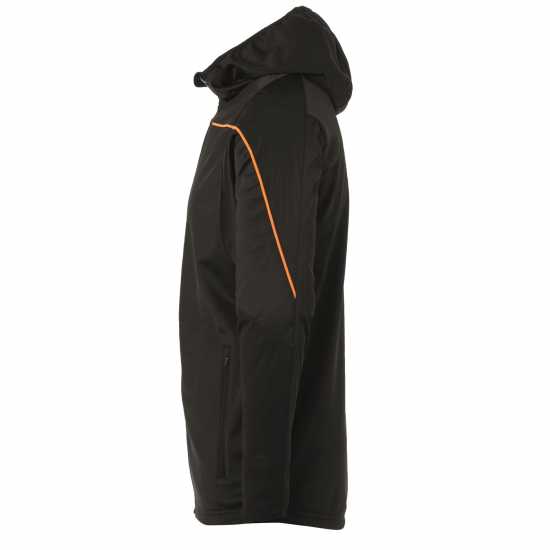 Uhlsport Stream 22 Hooded Performance Training Jacket Черно/Оранжево 