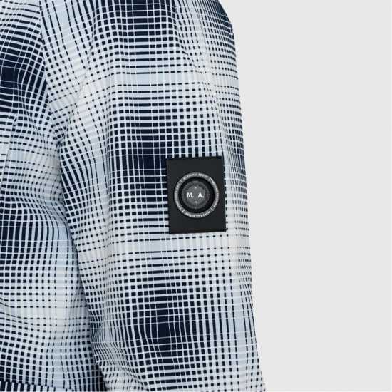 Marshall Artist Shadow Check Short Puffer Jacket  