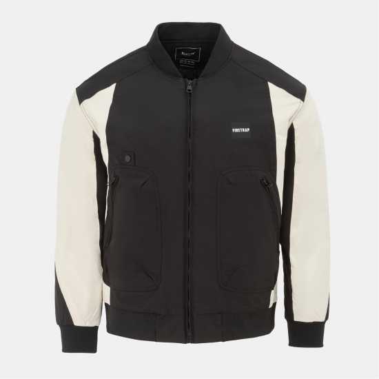 Firetrap Mens Pad Jacket Black Мъжки якета и палта