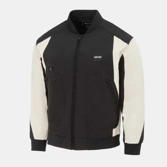 Firetrap Mens Pad Jacket Black Мъжки якета и палта