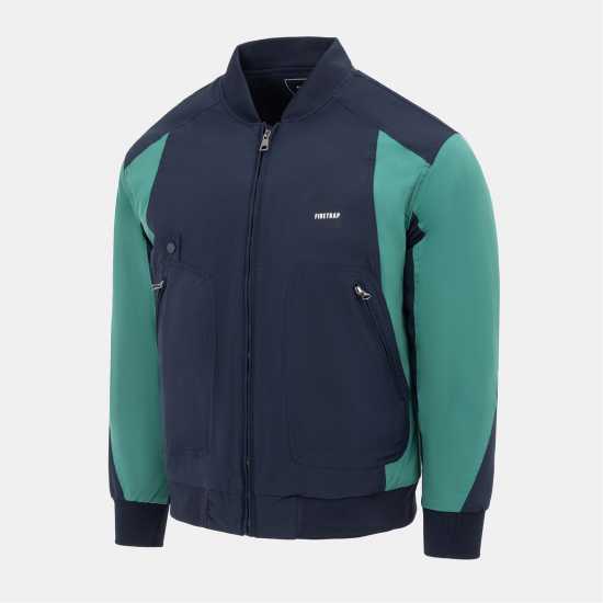 Firetrap Mens Pad Jacket Navy Мъжки якета и палта