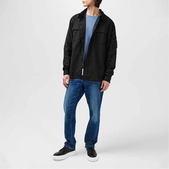 Firetrap Мъжка Риза Andor Utility Overshirt Mens Черно Firetrap Мъжка Риза Andor Utility Overshirt Mens Черно