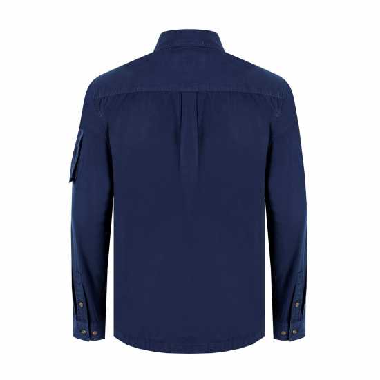 Firetrap Мъжка Риза Andor Utility Overshirt Mens Морска синьо Firetrap Мъжка Риза Andor Utility Overshirt Mens Морска синьо