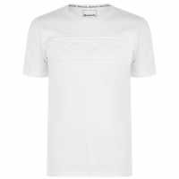 Bench Тениска Mens Fairfax T Shirt White Мъжки ризи