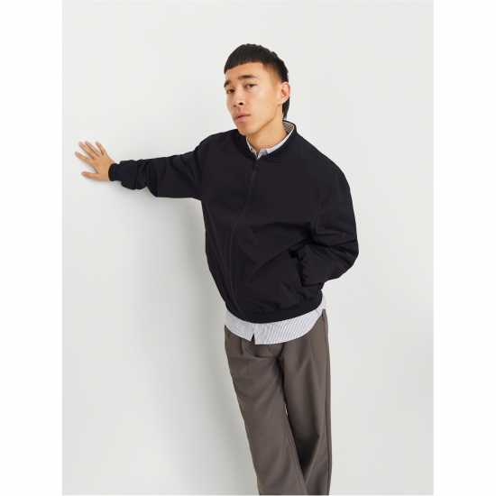Мъжко Яке Бомбър Jack And Jones Charge Bomber Jacket Mens Black 